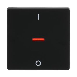 Busch-Jaeger Wippe mit Aufdruck mit kleiner roter Kalotte Busch-Jaeger - Busch-Jaeger Wippe mit Aufdruck mit kleiner roter Kalotte