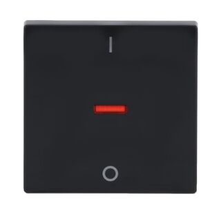 Busch-Jaeger Wippe mit Aufdruck mit kleiner roter Kalotte Busch-Jaeger - Busch-Jaeger Wippe mit Aufdruck mit kleiner roter Kalotte