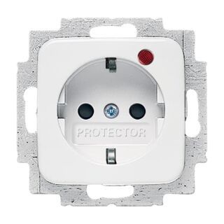Busch-Jaeger Busch-Protector® SCHUKO® Steckdosen-Einsatz mit Überspannungsschutz Busch-Jaeger - Busch-Jaeger Busch-Protector® SCHUKO® Steckdosen-Einsatz mit Überspannungsschutz