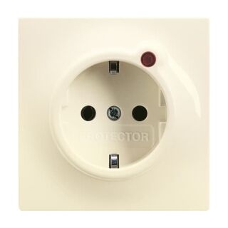 Busch-Jaeger Busch-Protector® SCHUKO® Steckdosen-Einsatz mit Überspannungsschutz Busch-Jaeger - Busch-Jaeger Busch-Protector® SCHUKO® Steckdosen-Einsatz mit Überspannungsschutz