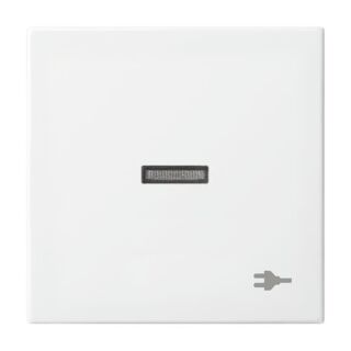 Busch-Jaeger Wippe mit Aufdruck mit kleiner transparenter Kalotte Busch-Jaeger - Busch-Jaeger Wippe mit Aufdruck mit kleiner transparenter Kalotte