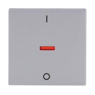 Busch-Jaeger Wippe mit Aufdruck mit kleiner roter Kalotte Busch-Jaeger - Busch-Jaeger Wippe mit Aufdruck mit kleiner roter Kalotte