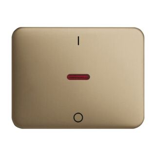 Busch-Jaeger Wippe mit Aufdruck mit kleiner roter Kalotte Busch-Jaeger - Busch-Jaeger Wippe mit Aufdruck mit kleiner roter Kalotte