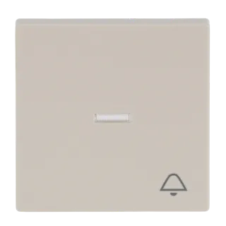 Busch-Jaeger Wippe mit Aufdruck mit kleiner transparenter Kalotte Busch-Jaeger - Busch-Jaeger Wippe mit Aufdruck mit kleiner transparenter Kalotte