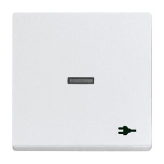 Busch-Jaeger Wippe mit Aufdruck mit kleiner transparenter Kalotte Busch-Jaeger - Busch-Jaeger Wippe mit Aufdruck mit kleiner transparenter Kalotte