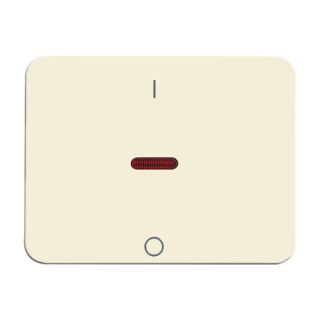 Busch-Jaeger Wippe mit Aufdruck mit kleiner roter Kalotte Busch-Jaeger - Busch-Jaeger Wippe mit Aufdruck mit kleiner roter Kalotte