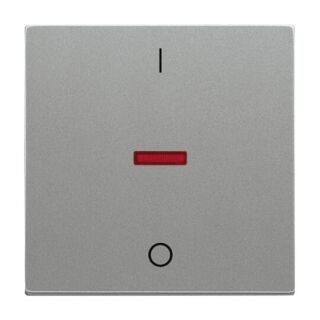 Busch-Jaeger Wippe mit Aufdruck mit kleiner roter Kalotte Busch-Jaeger - Busch-Jaeger Wippe mit Aufdruck mit kleiner roter Kalotte