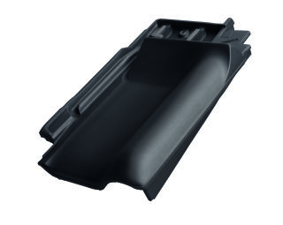 Braas Rubin 13V(H) Flachdachziegel Firstanschluss-Ortgangziegel BMI Deutschland BRAAS - Braas Rubin 13V(H) Flachdachziegel Firstanschluss-Ortgangziegel