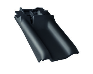 Braas Rubin 13V(H) Flachdachziegel Firstanschluss-Ortgangziegel BMI Deutschland BRAAS - Braas Rubin 13V(H) Flachdachziegel Firstanschluss-Ortgangziegel