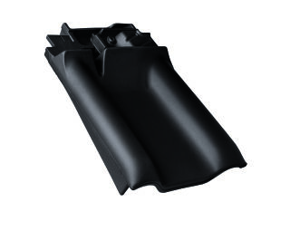 Braas Rubin 13V(H) Flachdachziegel Firstanschluss-Ortgangziegel BMI Deutschland BRAAS - Braas Rubin 13V(H) Flachdachziegel Firstanschluss-Ortgangziegel