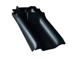 Braas Rubin 13V(H) Flachdachziegel Firstanschluss-Ortgangziegel BMI Deutschland BRAAS - Braas Rubin 13V(H) Flachdachziegel Firstanschluss-Ortgangziegel