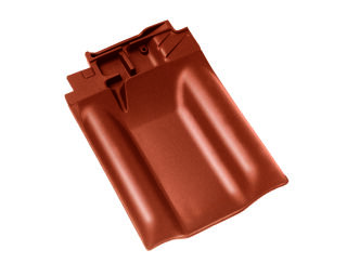 Braas Rubin 13V(O) Flachdachziegel Firstanschluss-Doppelwulstziegel BMI Deutschland BRAAS - Braas Rubin 13V(O) Flachdachziegel Firstanschluss-Doppelwulstziegel