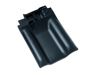 Braas Rubin 13V(O) Flachdachziegel Firstanschluss-Doppelwulstziegel BMI Deutschland BRAAS - Braas Rubin 13V(O) Flachdachziegel Firstanschluss-Doppelwulstziegel