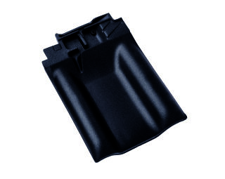 Braas Rubin 13V(O) Flachdachziegel Firstanschluss-Doppelwulstziegel BMI Deutschland BRAAS - Braas Rubin 13V(O) Flachdachziegel Firstanschluss-Doppelwulstziegel