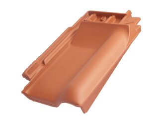 Braas Rubin 13V(H) Flachdachziegel Firstanschluss-Ortgangziegel BMI Deutschland BRAAS - Braas Rubin 13V(H) Flachdachziegel Firstanschluss-Ortgangziegel