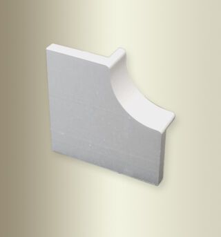 Küberit Wandkantenprofile Hohlkehlprofile Endstücke links CC080/CC100 Küberit Profile Systems - Küberit Wandkantenprofile Hohlkehlprofile Endstücke links CC080/CC100