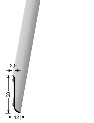 Küberit Sockelleisten 912 Küberit Profile Systems - Küberit Sockelleisten 912