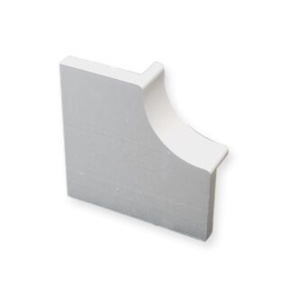 Küberit Wandkantenprofile Hohlkehlprofile Endstücke links CC080/CC100 Küberit Profile Systems - Küberit Wandkantenprofile Hohlkehlprofile Endstücke links CC080/CC100