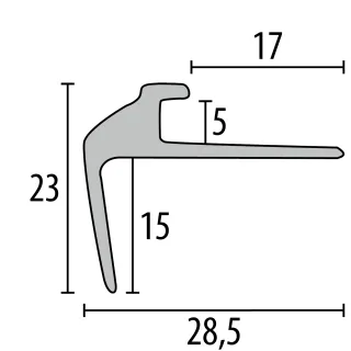 Küberit Treppenkantenprofile 850 Küberit Profile Systems - Küberit Treppenkantenprofile 850