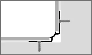 Küberit Treppen-Innenwinkel 877IW Küberit Profile Systems - Küberit Treppen-Innenwinkel 877IW