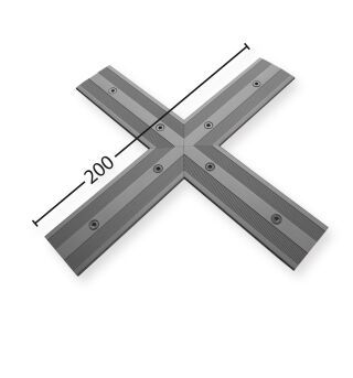 Küberit Profile Systems - Küberit Übergangsprofile 360° Kreuze 288
