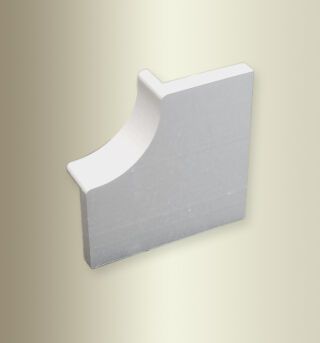 Küberit Wandkantenprofile Hohlkehlprofile Endstücke rechts CC080/CC100 Küberit Profile Systems - Küberit Wandkantenprofile Hohlkehlprofile Endstücke rechts CC080/CC100