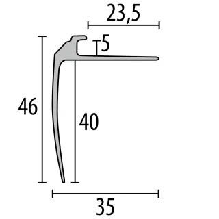 Küberit Treppenkantenprofile 852 Küberit Profile Systems - Küberit Treppenkantenprofile 852