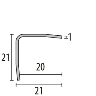 Küberit Eckschutzwinkel 172 Küberit Profile Systems - Küberit Eckschutzwinkel 172