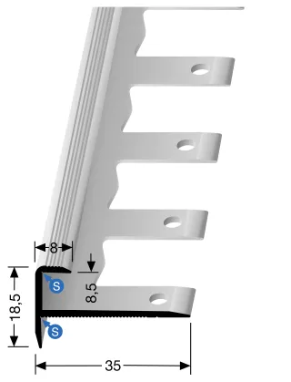 Küberit Treppenkantenprofile 810 Küberit Profile Systems - Küberit Treppenkantenprofile 810