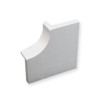 Küberit Wandkantenprofile Hohlkehlprofile Endstücke rechts CC080/CC100 Küberit Profile Systems - Küberit Wandkantenprofile Hohlkehlprofile Endstücke rechts CC080/CC100