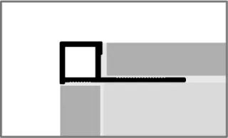 Küberit Quadro Randleistenprofile Quadratprofile CT100 Küberit Profile Systems - Küberit Quadro Randleistenprofile Quadratprofile CT100