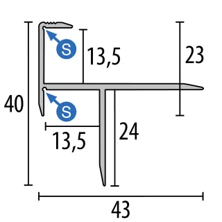 Küberit Treppenkantenprofile 207 Küberit Profile Systems - Küberit Treppenkantenprofile 207