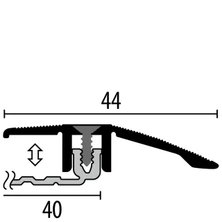 Küberit Anpassungsprofile 386AS Küberit Profile Systems - Küberit Anpassungsprofile 386AS