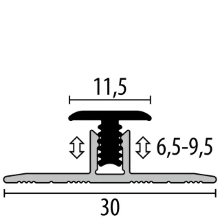 Küberit Clip-Verbinder 175 Küberit Profile Systems - Küberit Clip-Verbinder 175