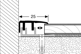 Küberit Abschlussprofile 587L Küberit Profile Systems - Küberit Abschlussprofile 587L