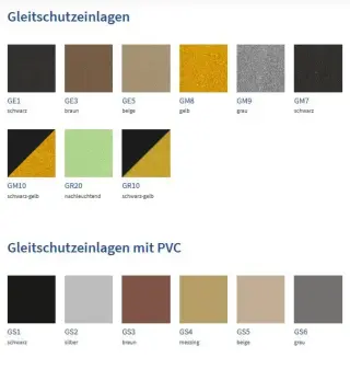 Treppenprofile für Trittstufen, Setzstufen und Treppenkanten Treppenprofile für Trittstufen, Setzstufen und Treppenkanten
