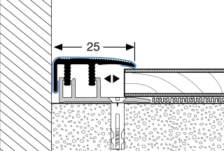 Küberit Abschlussprofile 587L Küberit Profile Systems - Küberit Abschlussprofile 587L