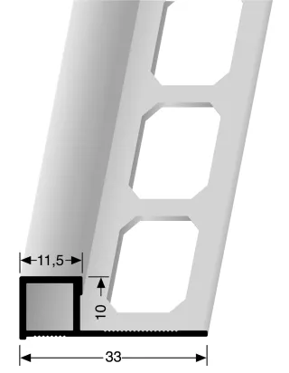 Küberit Quadro Randleistenprofile Quadratprofile CT100 Küberit Profile Systems - Küberit Quadro Randleistenprofile Quadratprofile CT100