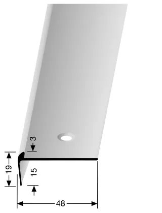 Küberit Treppenkantenprofile Fertigwinkel mit runden Ecken 860 Küberit Profile Systems - Küberit Treppenkantenprofile Fertigwinkel mit runden Ecken 860