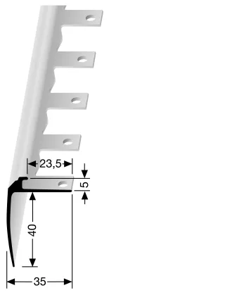 Küberit Treppenkantenprofile 852 Küberit Profile Systems - Küberit Treppenkantenprofile 852