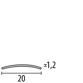 Küberit Wölbschienen 450 Küberit Profile Systems - Küberit Wölbschienen 450
