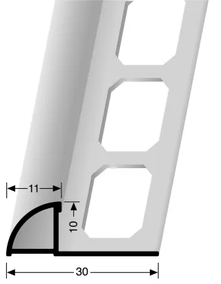 Küberit Viertelkreisprofile QR100 Küberit Profile Systems - Küberit Viertelkreisprofile QR100