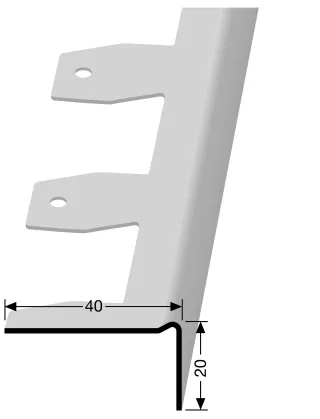 Küberit Reparaturwinkel RW20 Küberit Profile Systems - Küberit Reparaturwinkel RW20 (GTIN: 4019907021342, HAN: 14900011)