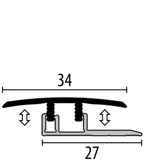 Küberit Übergangsprofile 578XL Küberit Profile Systems - Küberit Übergangsprofile 578XL