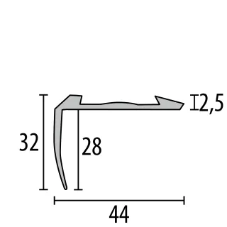 Küberit Treppenkantenprofile 705 Küberit Profile Systems - Küberit Treppenkantenprofile 705