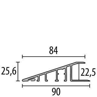 Küberit Rampenprofile 90° Ecken 266 Küberit Profile Systems - Küberit Rampenprofile 90° Ecken 266 (GTIN: 4019907198631, HAN: 2112660349)