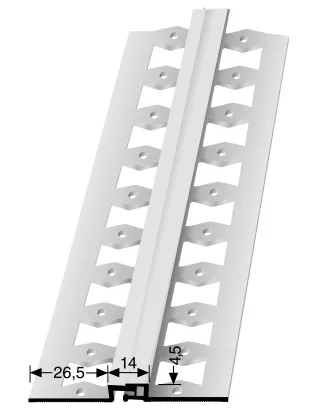 Küberit Bewegungsfugenprofile 318 Küberit Profile Systems - Küberit Bewegungsfugenprofile 318
