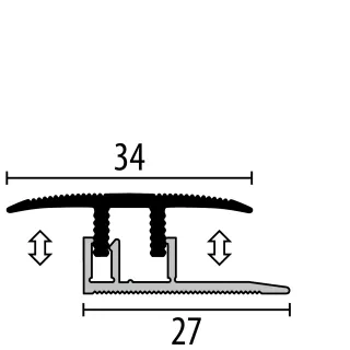 Küberit Übergangsprofile 588L Küberit Profile Systems - Küberit Übergangsprofile 588L