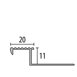Küberit Treppenkantenprofile TR110 Küberit Profile Systems - Küberit Treppenkantenprofile TR110