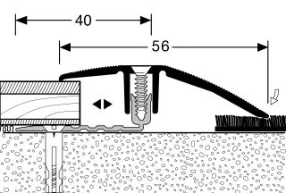 Küberit Anpassungsprofile 386XXL Küberit Profile Systems - Küberit Anpassungsprofile 386XXL